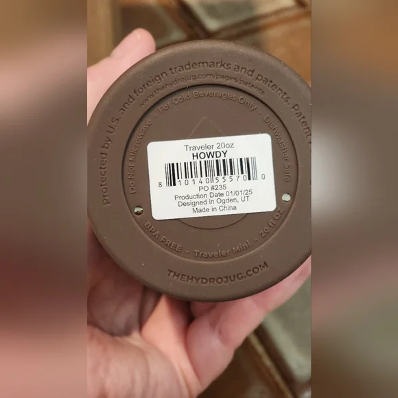 NEW IN BOX HydroJug HOWDY Cow Print Traveler 20oz LIMITED EDITION - Picture 7 of 7